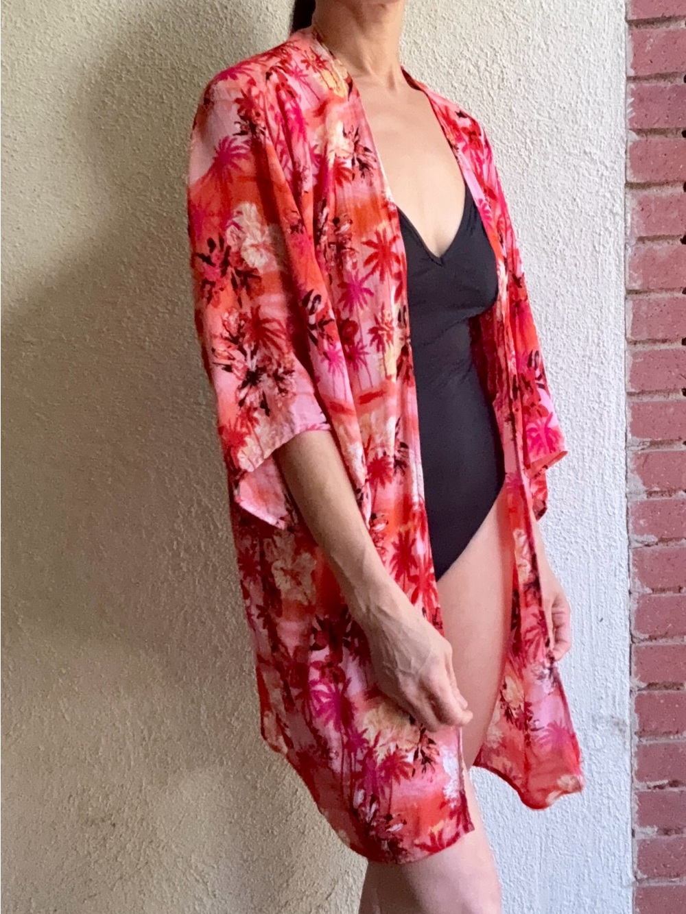 ASOS Tropical Swim Kimono